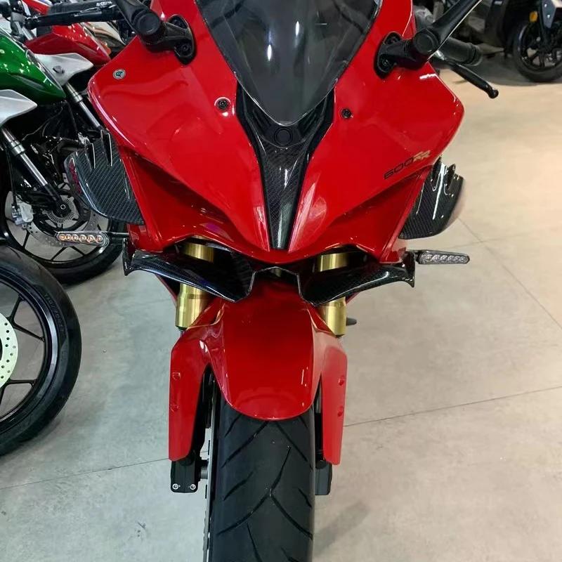 Kit d'ailes aérodynamiques de moto, accessoires de moteur de becquet pour KawasakiNinja 300 Ninja250