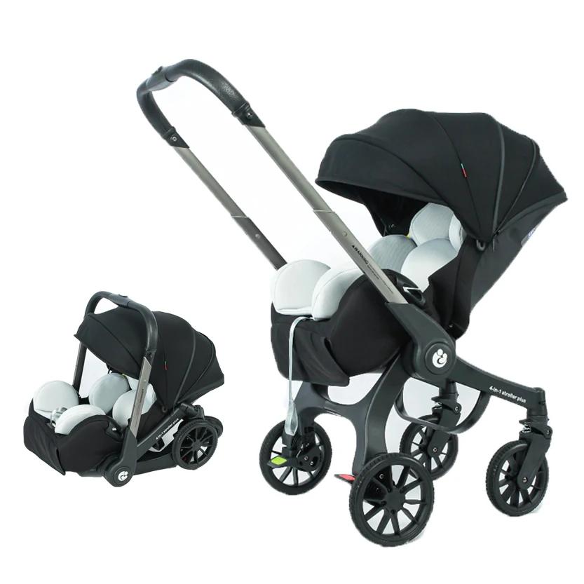 STOCK ue 4 in1 bébé poussette multifonctionnel nouveau-né landau pliable panier type siège léger voy