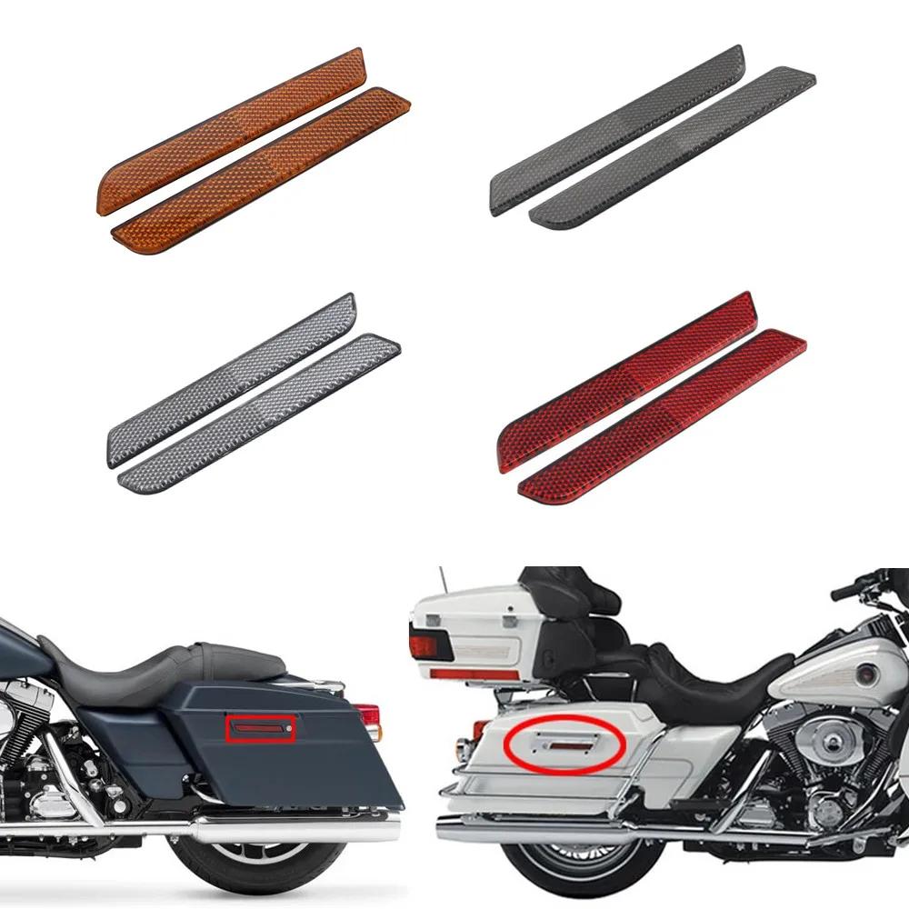 Couvercle de réflecteur de protection de sacoche en plastique ABS, accessoire de moto pour Harley To