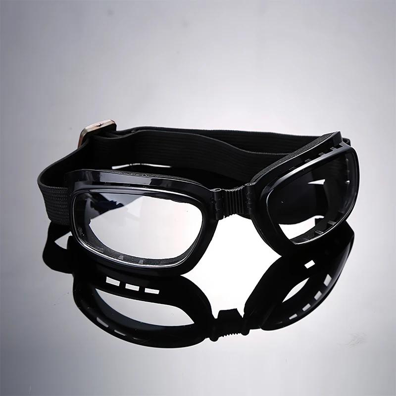 Lunettes d'équitation pliables en plein air, pour moto, Anti-éblouissement, Anti-UV, Protection coup
