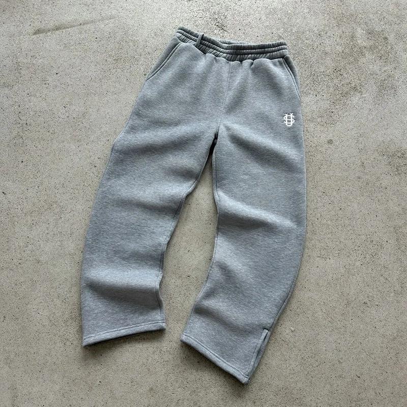 Pantalon de survêtement avec cordon de serrage et fermeture éclair, couleur unie, décontracté, Hip-H