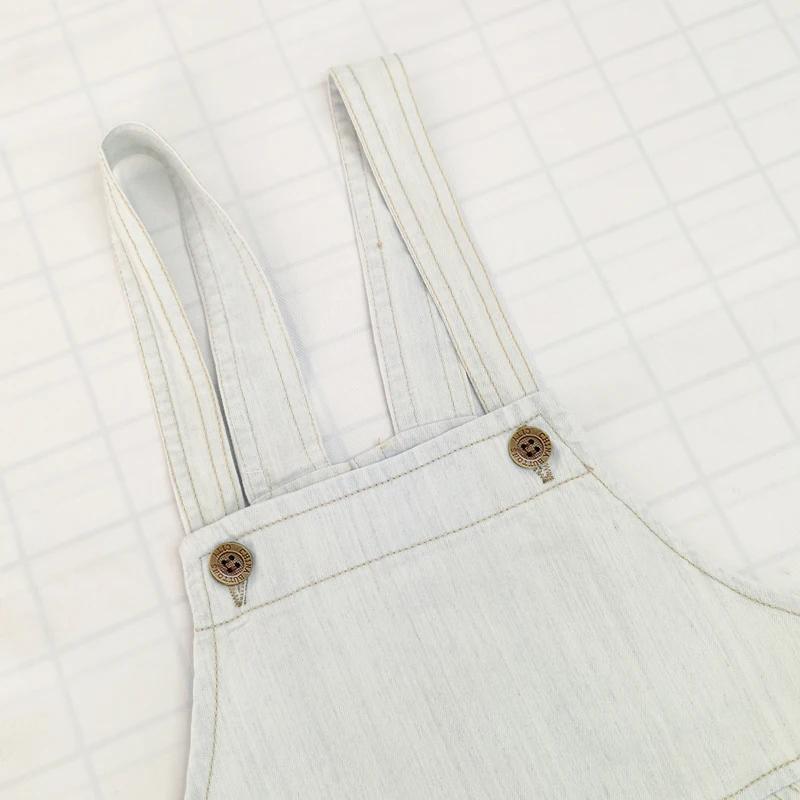 IENENS été enfants bébé garçons pull pantalon Denim vêtements Shorts jean salopette enfant en bas âg