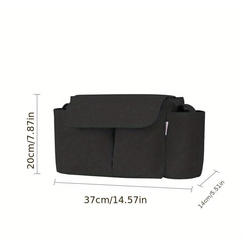 Sac de rangement pour poussette de grande capacité, sac à bandoulière Convertible, sacs à couches po