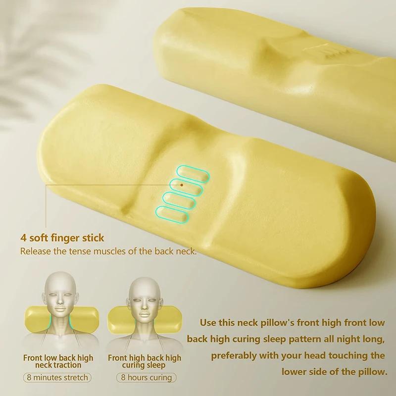 Oreiller cervical, oreiller de contour en mousse à mémoire de forme, oreillers de lit pour dormir la