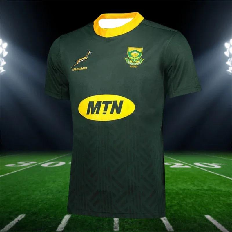 Mode respirant séchage rapide afrique du sud 2019 hommes Rugby Jersey T-shirt pour enfants et adulte