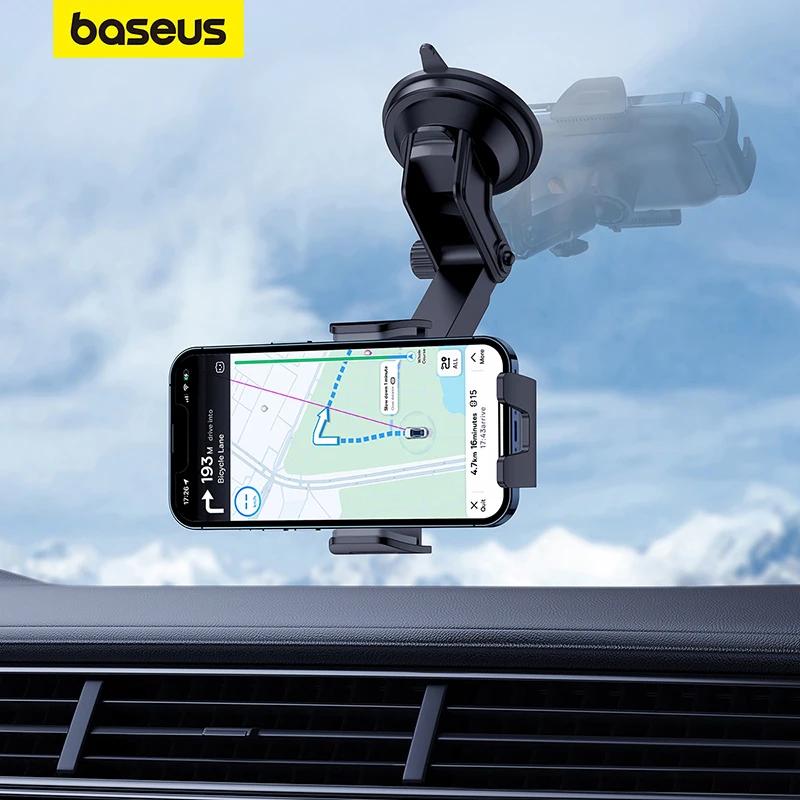Baseus Support de téléphone de voiture ventouse 360 degrés supports de serrage universels pour Smart