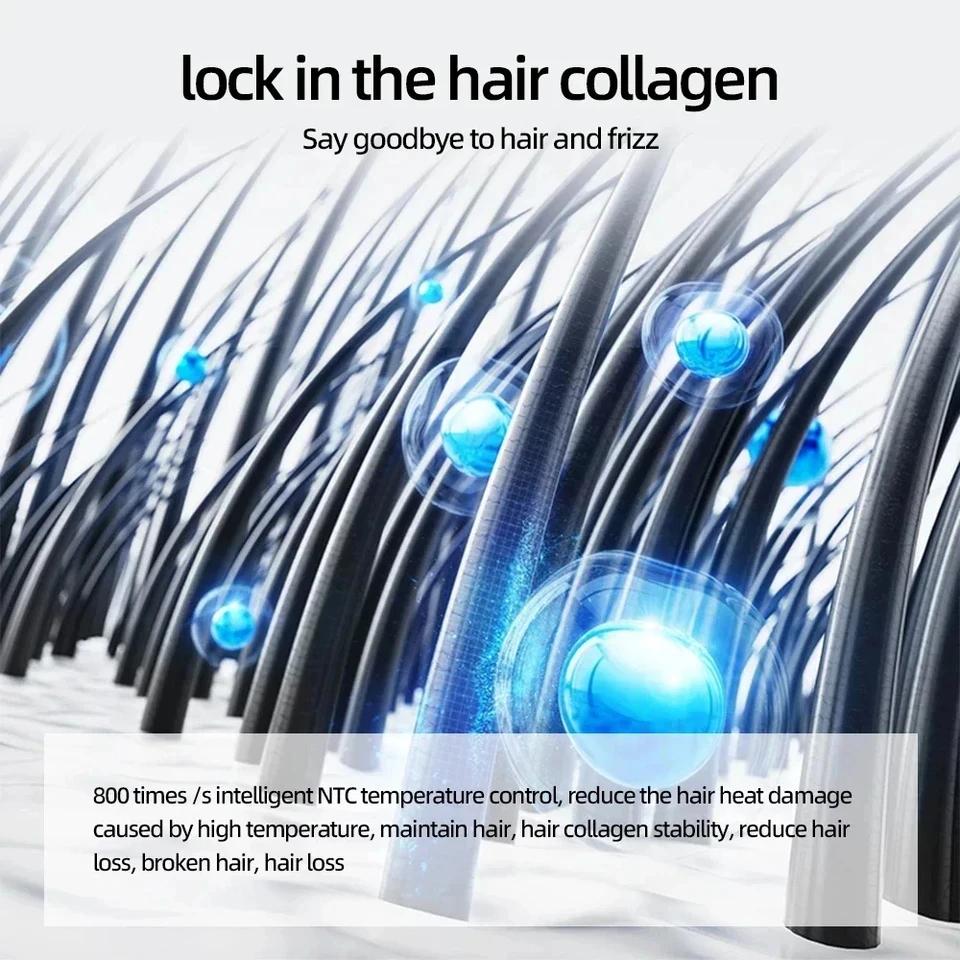 Nouveau Sèche-cheveux Professionnel 7-en-1 à Ions Négatifs 2026, Sèche-cheveux Sans Lame, Températur
