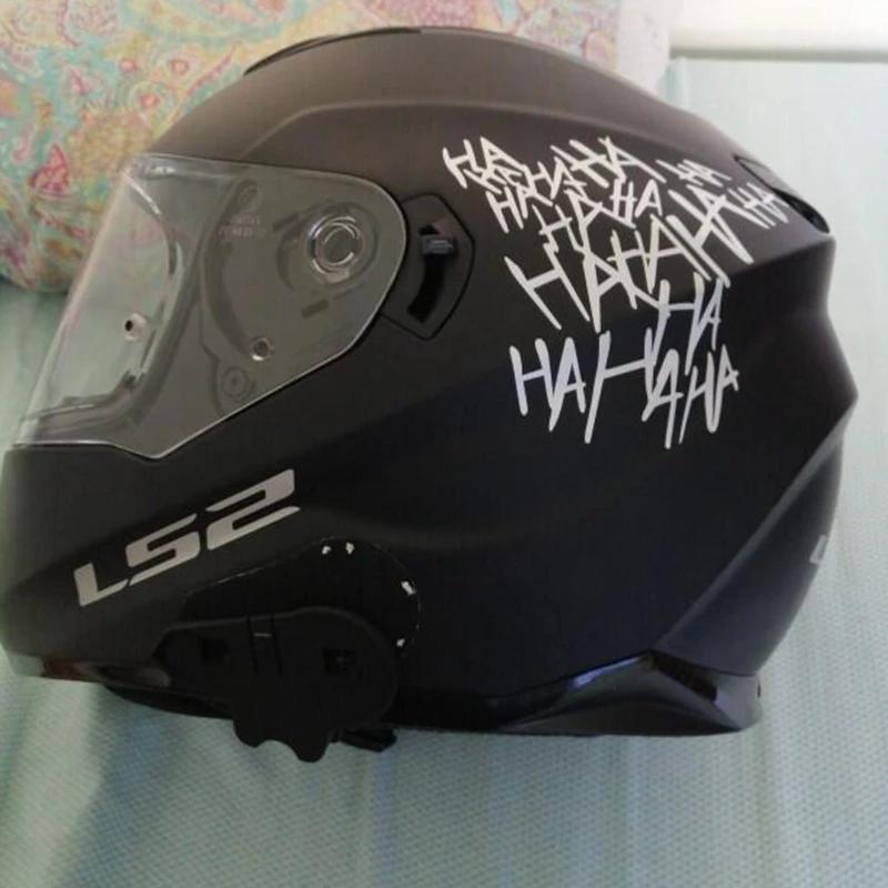 XY – autocollant de casque de moto drôle, Type réfléchissant, vinyle imperméable, 12cm x 11cm