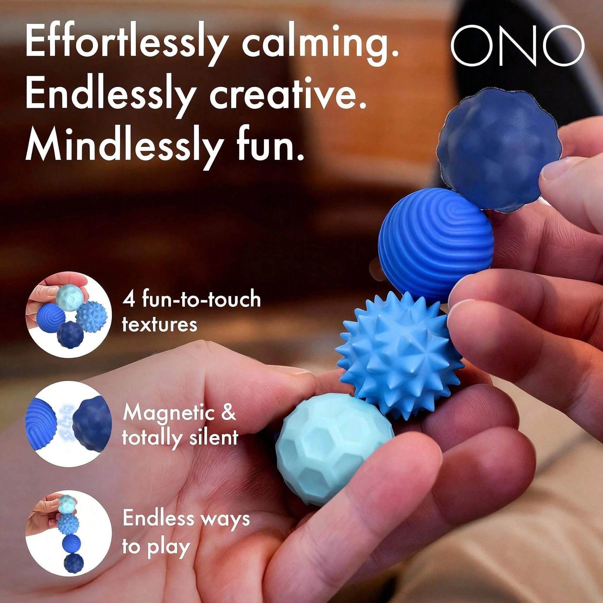 Boules magnétiques Fidget Toy EDC Anti-Stress, jouet Antistress, anxiété, aimant sensoriel, Fidgetin