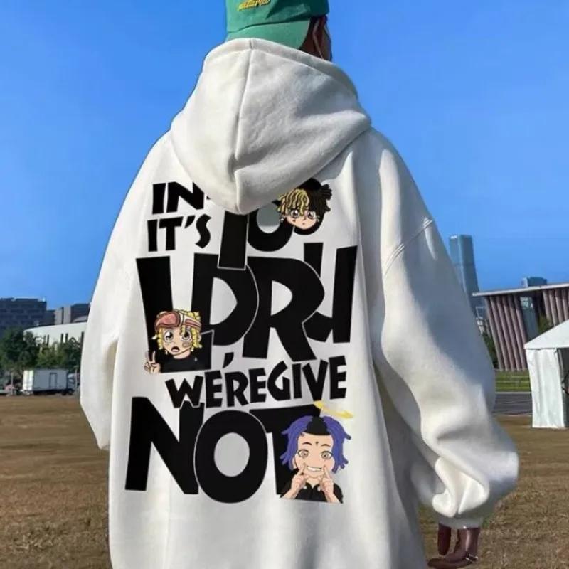 Sweat à capuche 8XL, coupe ample, Hip Hop, tendance, chanteur, Alphabet, vêtements américains pour h