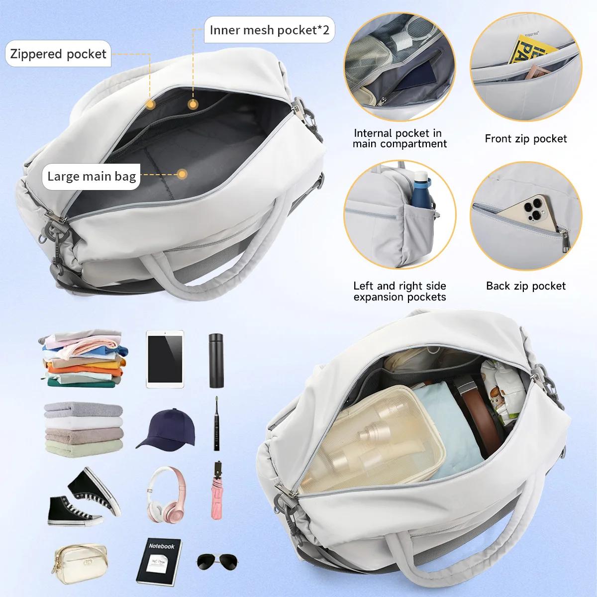 Tigernu femmes sacs fourre-tout grande capacité sac à main femme sacs léger voyage sac de sport gran