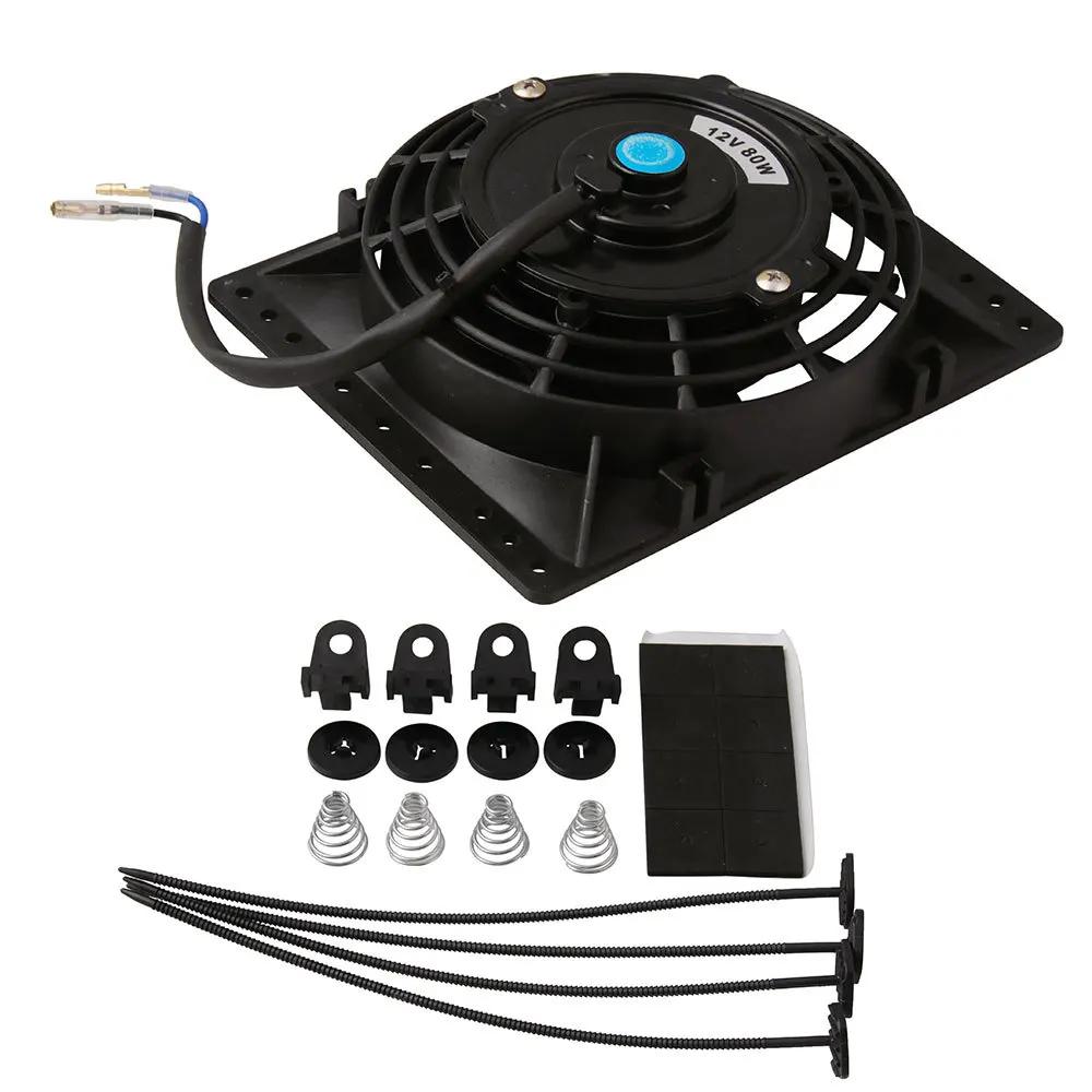 Ventilateurs de refroidissement de radiateur mince 650CFM de 6 pouces, ventilateur électrique univer
