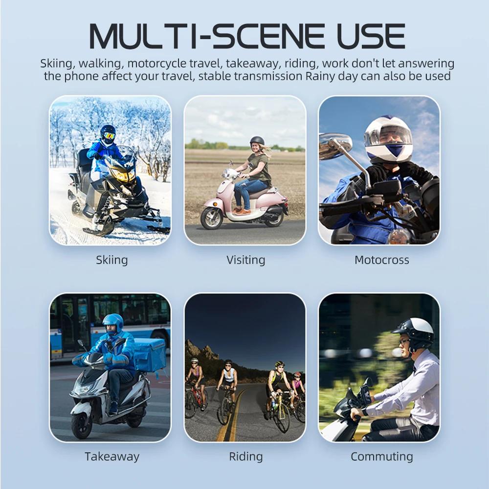 X3/Y10 casque de moto casque Bluetooth 5.3 contrôle vocal moto sans fil mains-on parlant casque étan