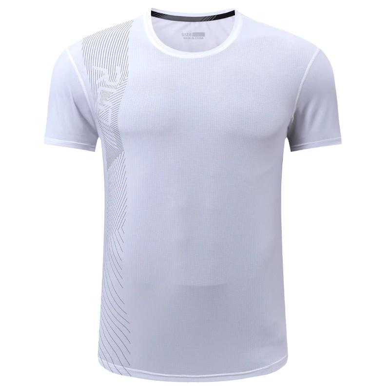 T-shirt à Manches Courtes en Maille pour Homme, Vêtement de dehors, de Course, de Musculation, d'Ent