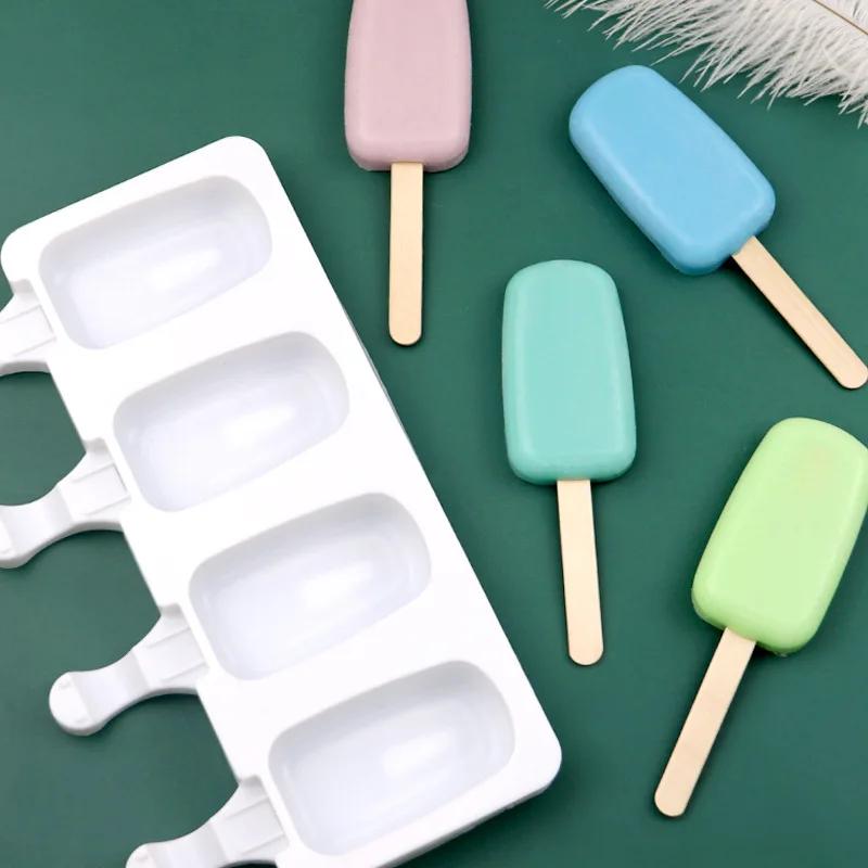 Moule à crème glacée en forme de cœur en Silicone, fabricant de sucettes glacées, plateau à glaçons 