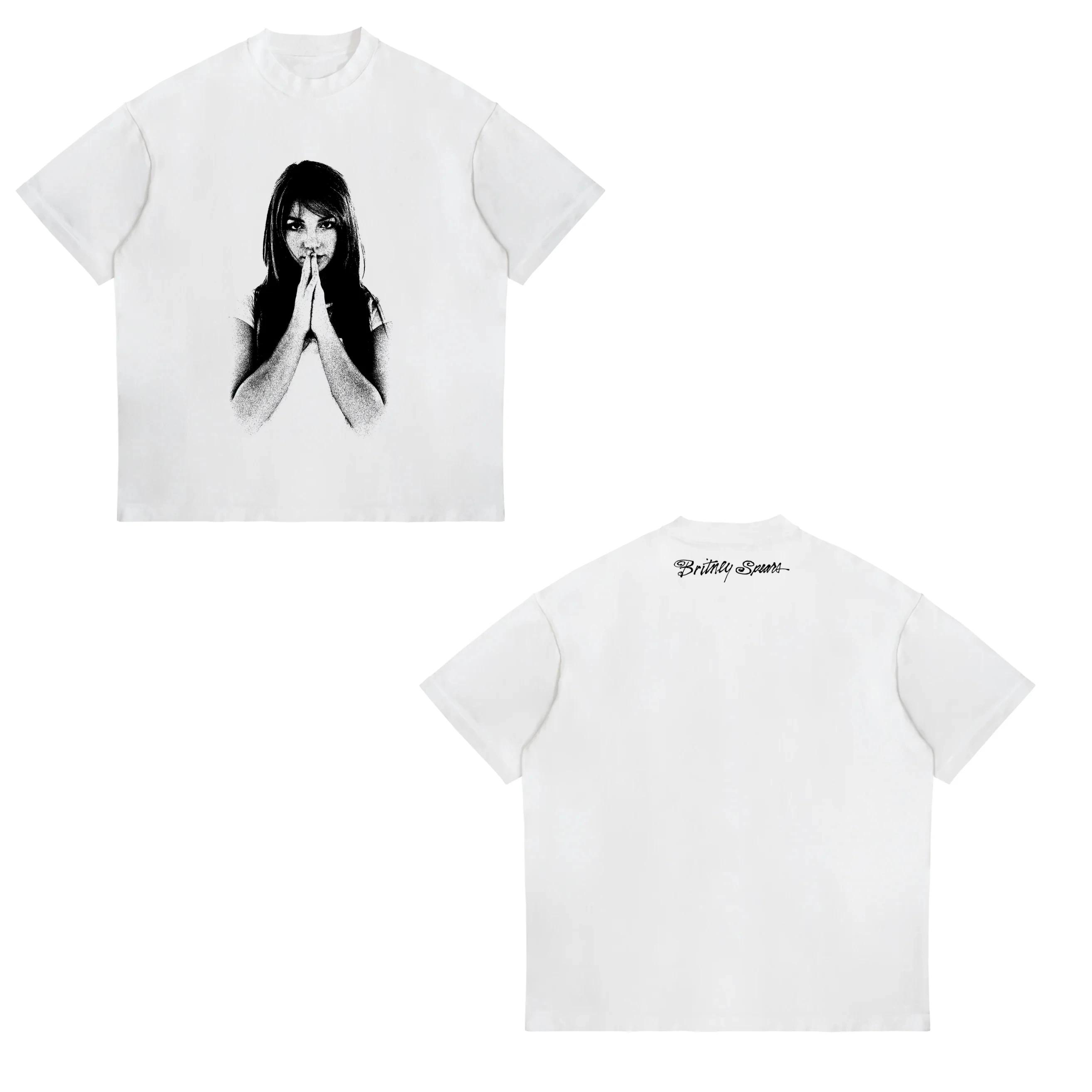Nouveau T-shirt Rétro Britney Spears Bubble Gum Balloon, Collection Printemps-Été 2026, Mode Décontr