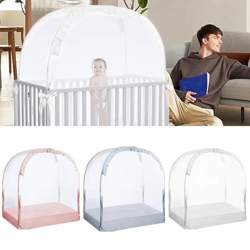 Tente de berceau Pop-Up pour bébé, couverture de berceau, auvent en maille respirante, pour garder l