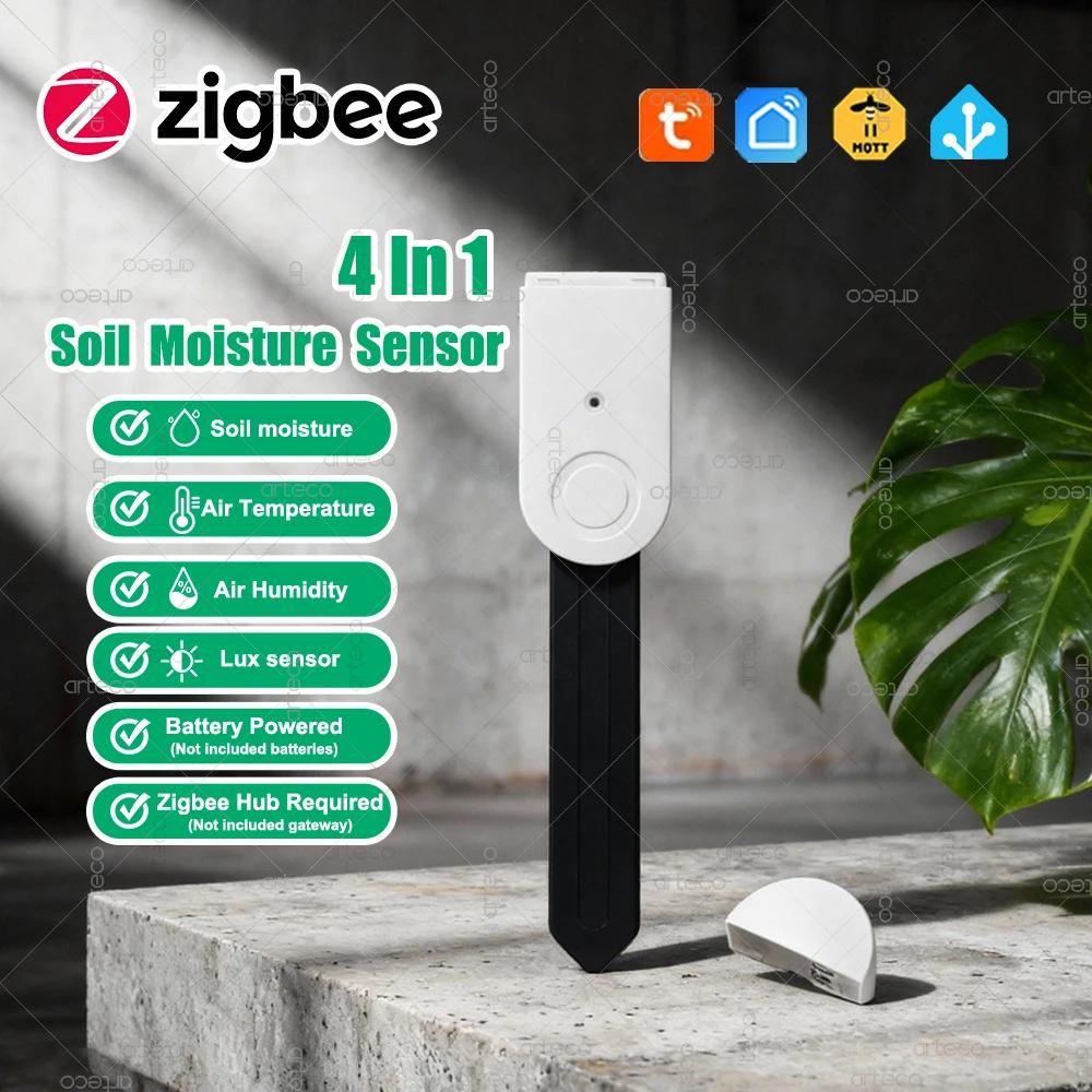 Zigbee – testeur de sol intelligent, compteur d'humidité et de température d'éclairage, capteur d'hu