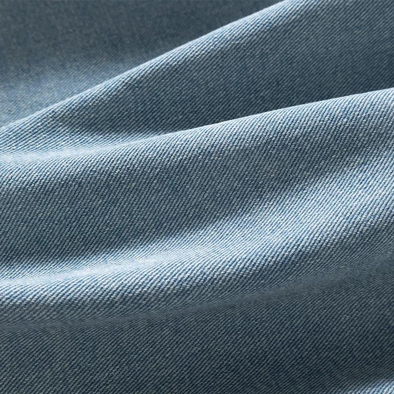 Chemise ample en denim fin et non extensible pour hommes, style américain, polyvalente, Vintage