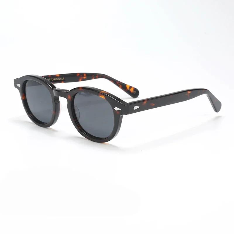 Lunettes de soleil polarisées Johnny Depp pour hommes et femmes, lunettes de soleil vintage, monture