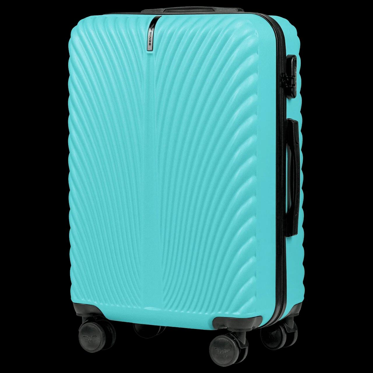 Valise moyenne Wings Swan 24 " - légère, rigide, bleue (Light Blue)