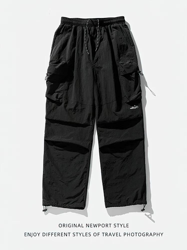 Vintage Baggy randonnée Cargo pantalon hommes imperméable Sport décontracté Jogging Sping été Parach