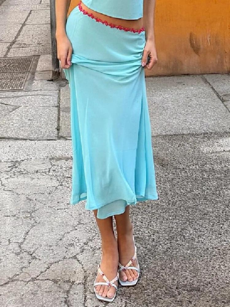 Nouvel ensemble jupe sirène et crop top licou pour événements festifs 2026 – Élégant, avec bordure d