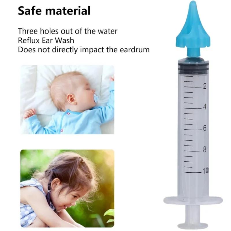Seringues d'oreille pour bébé, 2 pièces, pour enlever la cire d'oreille, enfants et adultes, Irrigat