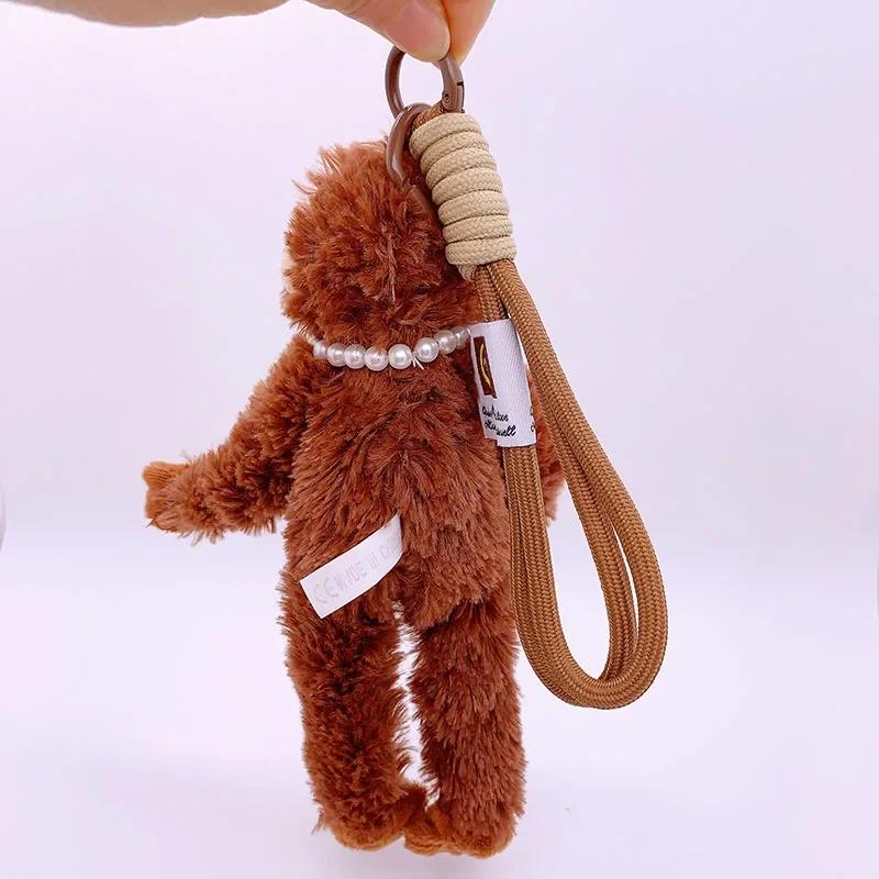20 cm mignon petit singe pendentif en peluche poupée Animal suspendus peluches poupée sac pendentif 