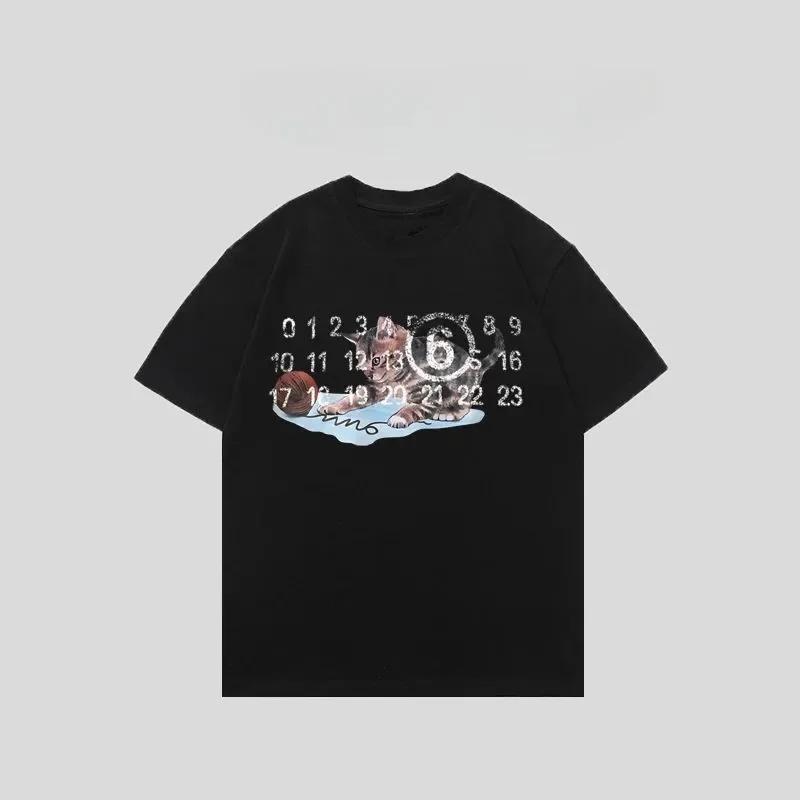 Nouveau T-shirt imprimé tendance Europe et Amérique 2026, col rond et manches courtes, style décontr