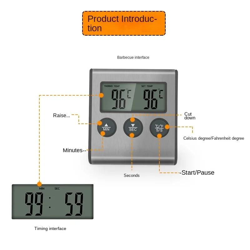 Tp700 numérique à distance sans fil alimentaire cuisine four thermomètre sonde pour barbecue gril fo