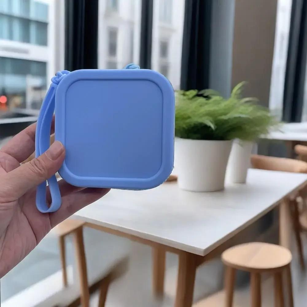 Portefeuille de rangement Vintage en Silicone, porte-monnaie, fermeture éclair étanche, sac pour éco