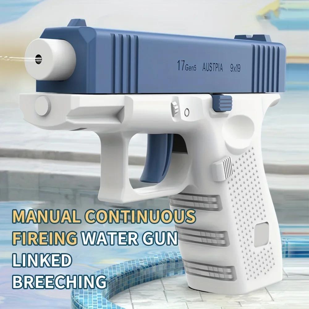 Pistolet à eau automatique à haute pression pour enfant, jouet à jet d'eau, énergie de charge