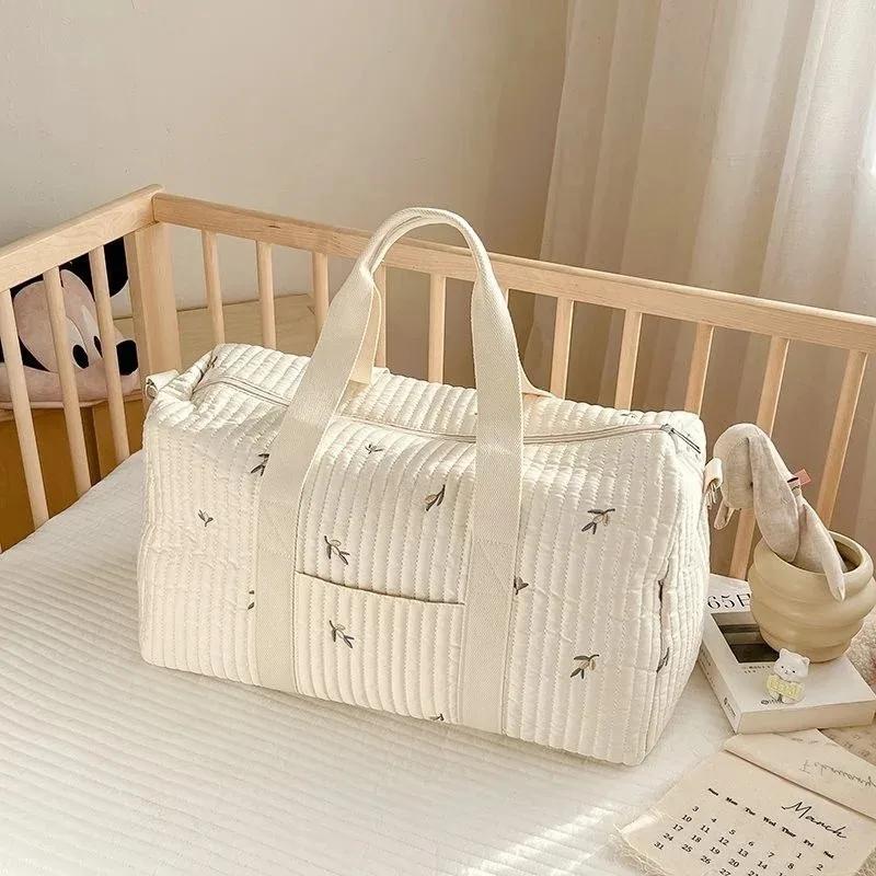 Sac maman grande capacité – Sac à couches multifonctionnel et fourre-tout de voyage pour femmes