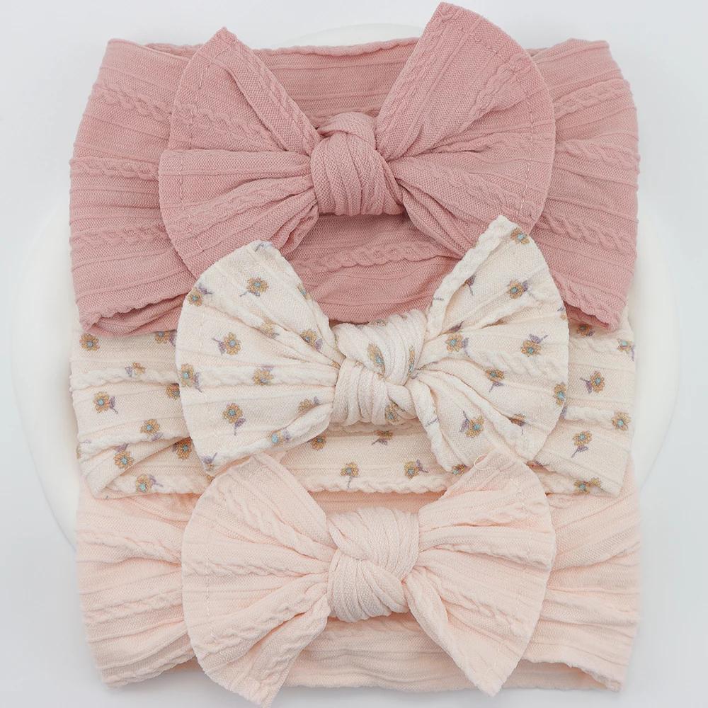 3 pièces/ensemble bébé fille bandeaux Lot arcs bébé bandeau nouveau-né cadeau élastique bandes de ch