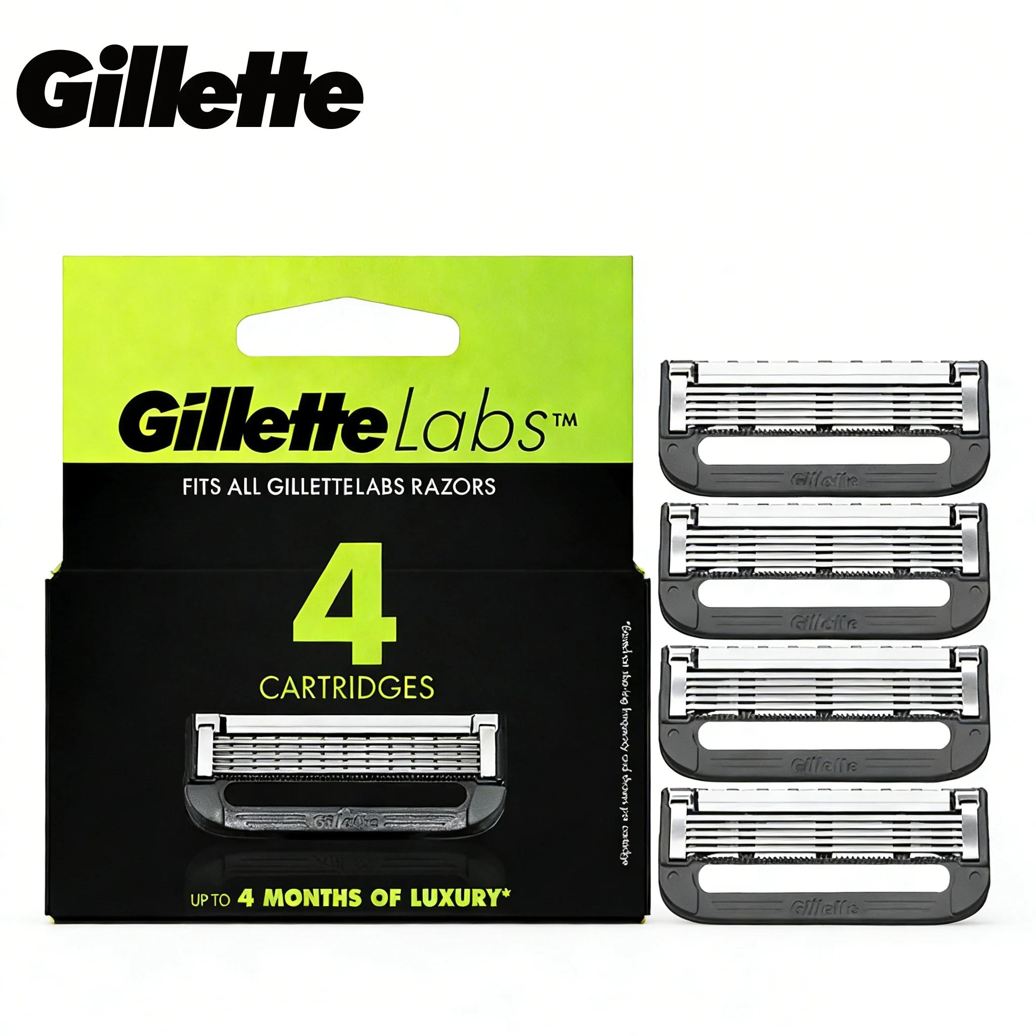 Recharges de lames de rasoir Gillette Labs pour hommes, compatibles avec les rasoirs Gillette Labs -