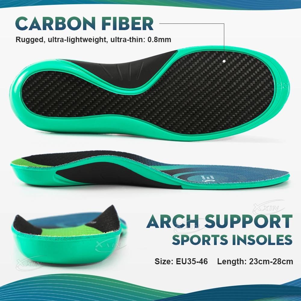 【Xxin】 semelle intérieure en Fiber de carbone orthopédique soutien de la voûte plantaire semelles in