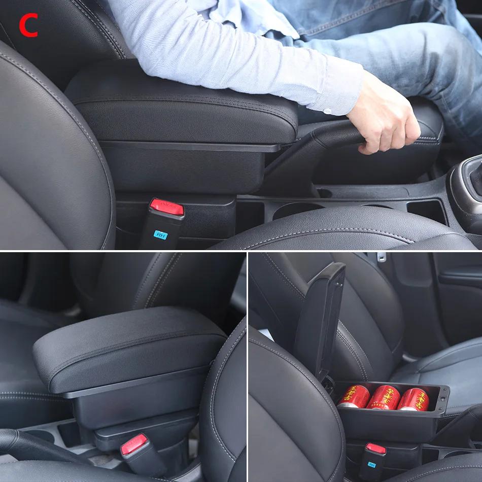 Boîte de rangement pour accoudoir Peugeot 208, boîte de rangement, accessoires de voiture, pièces de