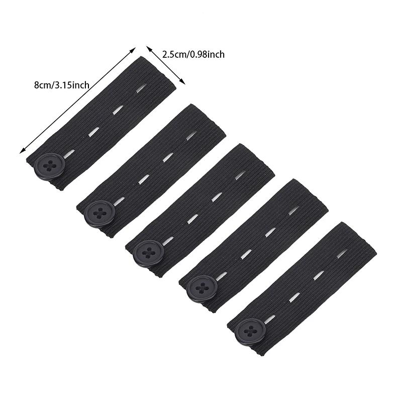 Extensions de taille élastiques réglables pour hommes et femmes, extenseurs de ceinture, bouton de p