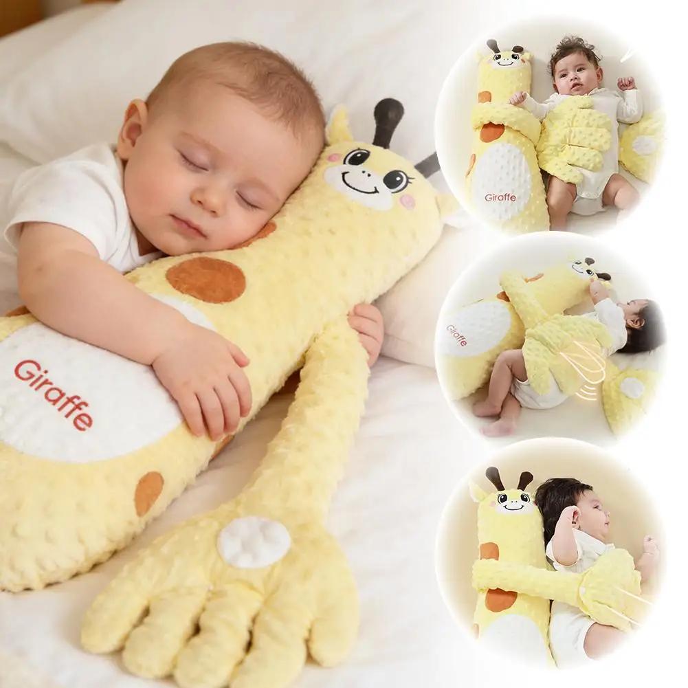 Oreiller de Sommeil pour Bébé Girafe 3 Modes avec Télécommande, Aide au Sommeil Électrique pour Bébé