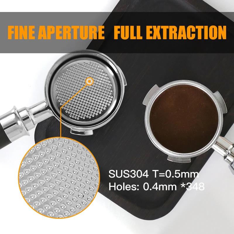 Porte-filtre à café sans fond, 51mm, pour Homix H11 Oster Cecotec Hibrew, avec panier filtrant, acce