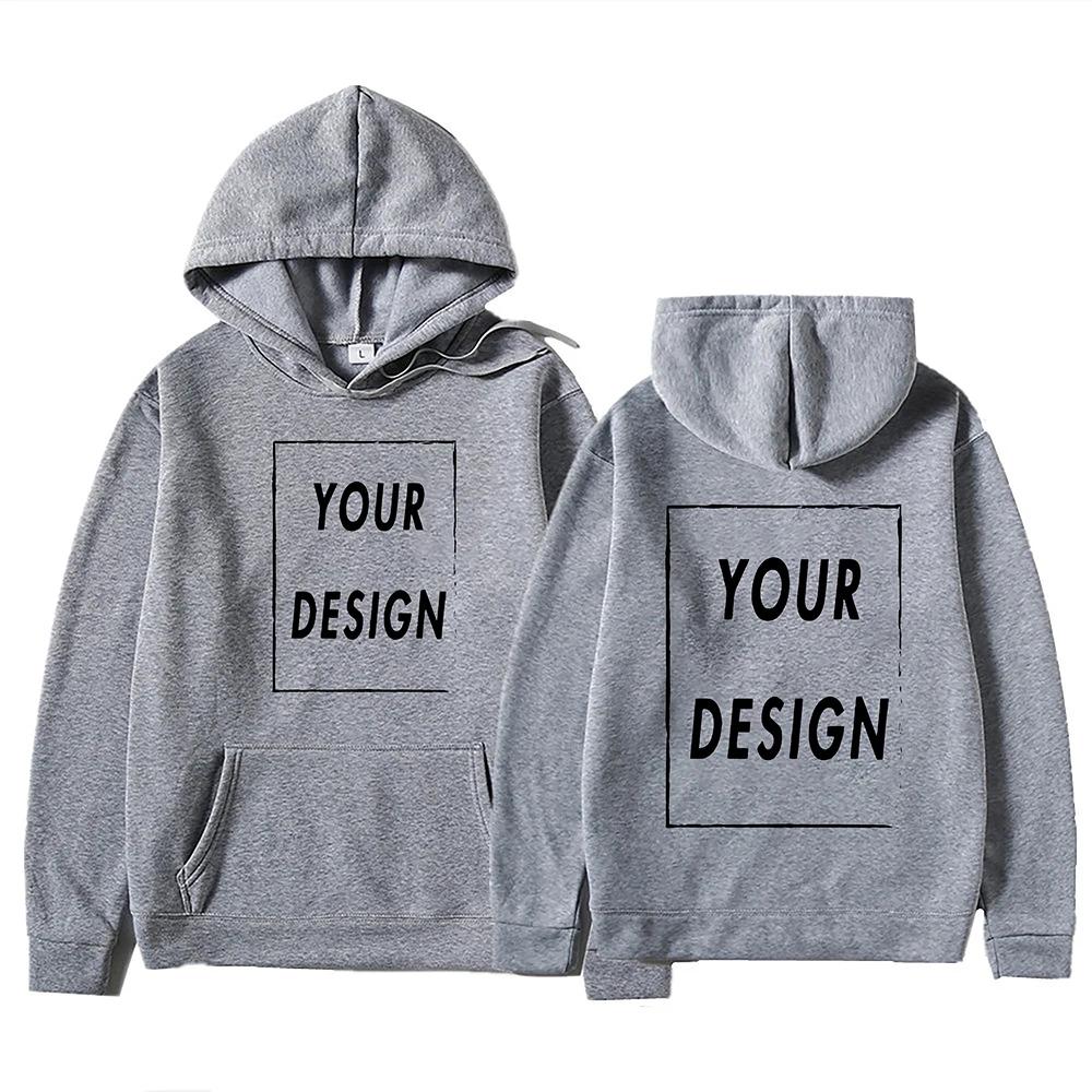 Votre propre Design marque Logo/image personnalisée partout hommes femmes sweat à capuche bricolage 