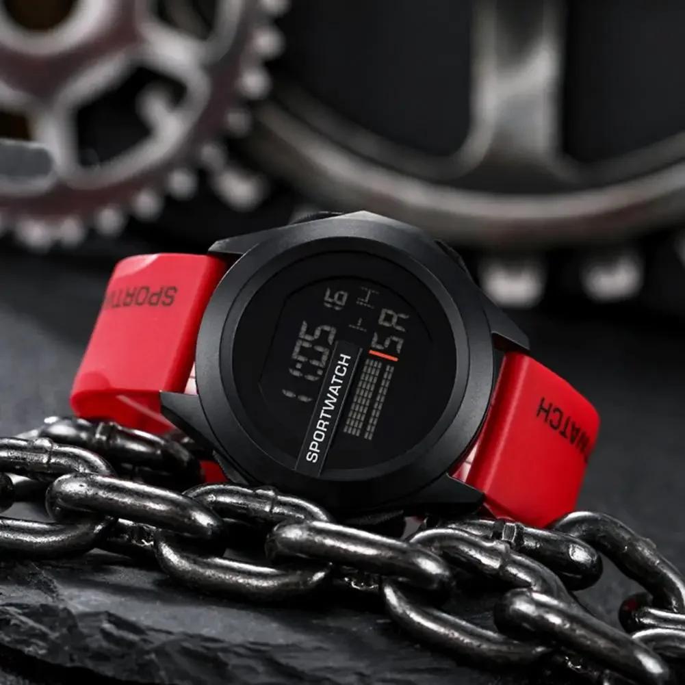 Montres de Sport pour hommes réveil multifonction hommes LED montre numérique étanche Fitness Sport 
