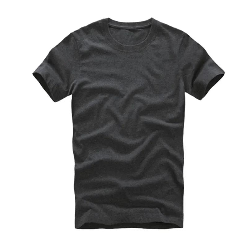 T-shirts à manches courtes pour hommes et femmes, haut en coton blanc à col rond, haut ample, épais,