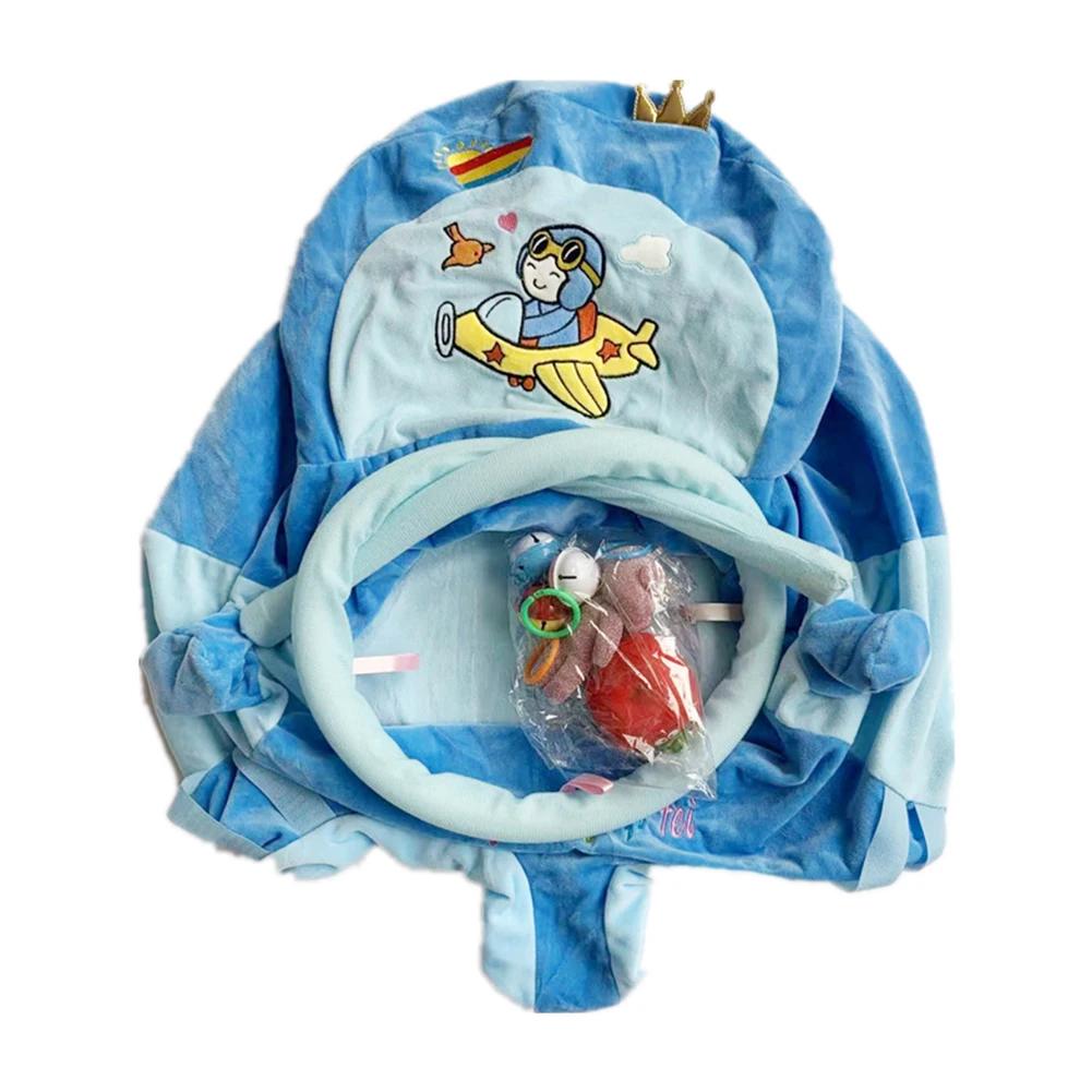 Canapé d'apprentissage en peluche sans coton pour bébé, dessin animé, peau assise, chaise d'alimenta