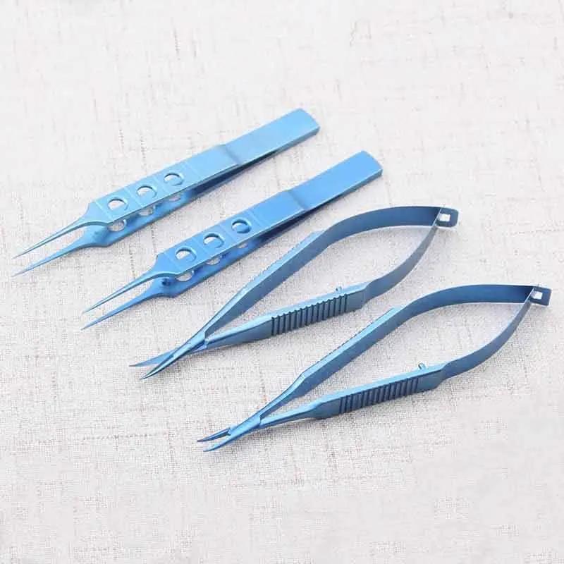 Nouveau 11 cm en acier inoxydable ophtalmique instruments microchirurgicaux porte-aiguille Micro cis