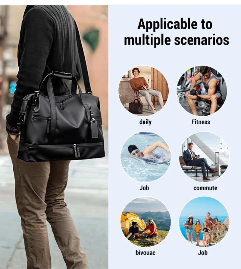 Sac de sport de loisirs à la mode, sac de voyage Simple pour voyage d'affaires, sac à main messager 