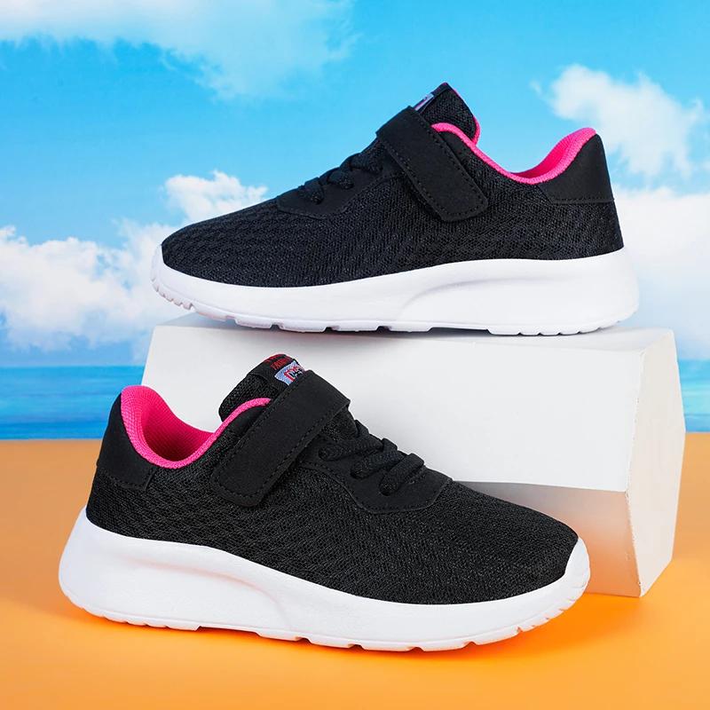 Chaussures de course respirantes pour garçons chaussures de sport légères pour filles chaussures déc