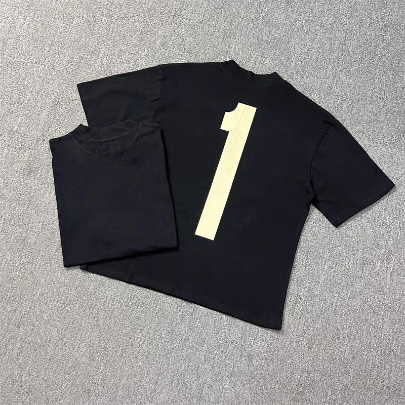 KANYE VULTURES Album co-marqué vautour Badge imprimé col rond tendance rue hommes et femmes coton à 