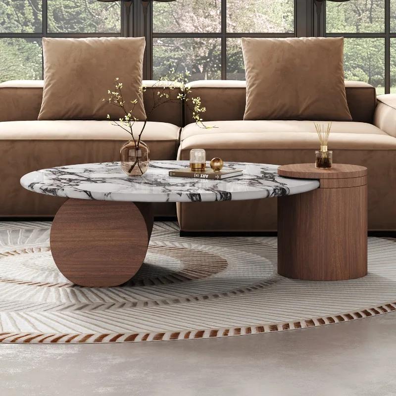 Table d'appoint de luxe Unique, décoration industrielle moderne, Table basse d'écriture, Service de 